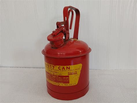 Vintage Eagle 1 Gallon Safety Gas Can U1 10s Type 1 Etsy