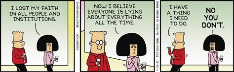 Tina Loses Faith Dilbert Comic Strip On 2022 09 23 Rdilbert