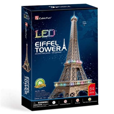 Puzzle D Cubic Fun Led Turnul Eiffel Piese Emag Ro