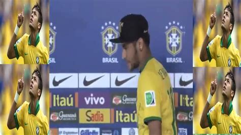 Neymar Walking After Injury Neymar Visits His Teammates At Brazil