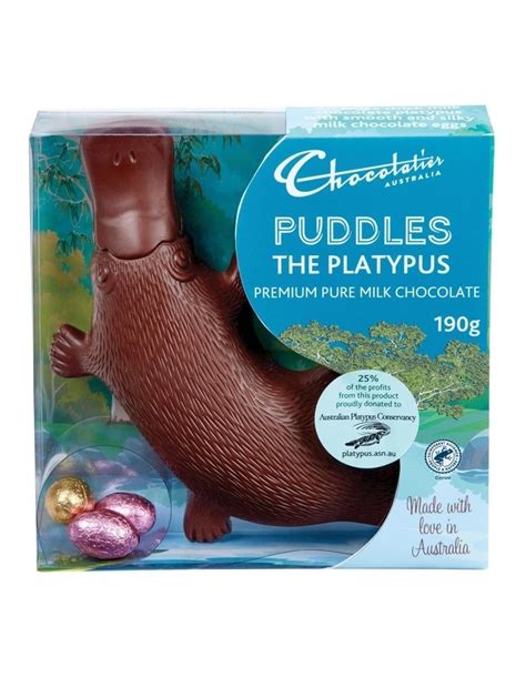 Chocolatier Puddles The Platypus 180g Easter Egg Warehouse