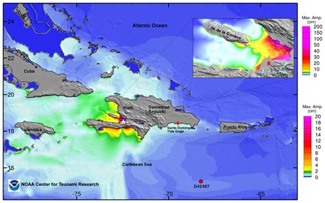 Tsunami Haiti Hpkv Jz85gr6fm The Earthquake Occurred At 1653 Local