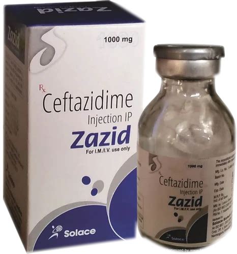 Lyophilized Powder Allopathic Ceftazidime Mg Injection Ml