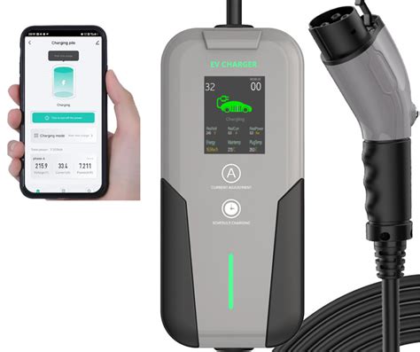 Greenc Sae J Portable Ev Charger With App Control Greenc