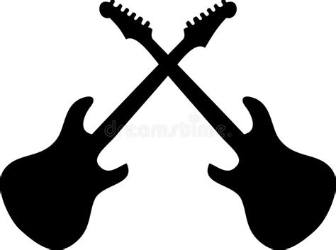 Electric Guitar stock illustration. Illustration of band - 6527423