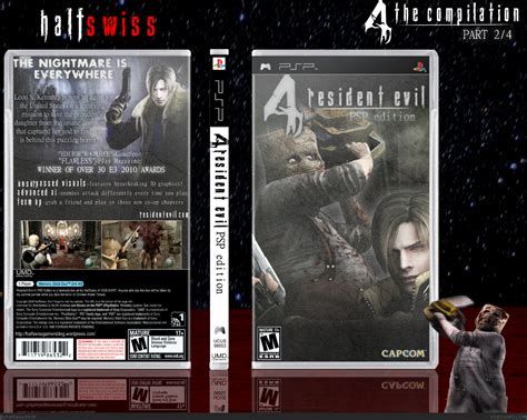 Viewing Full Size Resident Evil 4 Psp Edition Box Cover