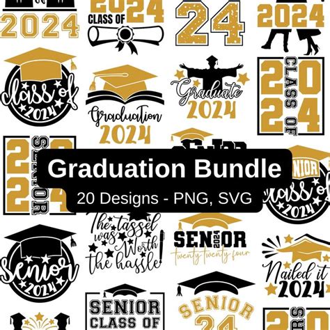 Graduation Svg Proud Graduate Design Bundle Senior Cap Class