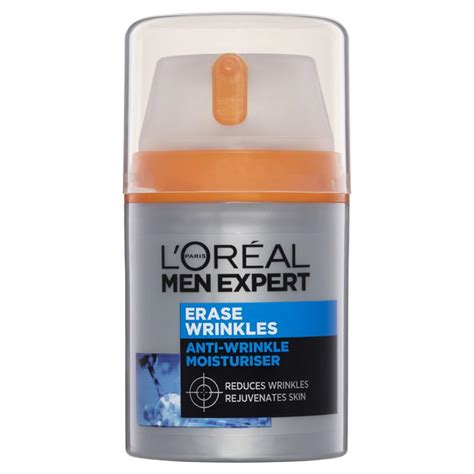 Buy L'Oreal Men's Expert Erase Wrinkles Moisturising Cream 50ml Online at Chemist Warehouse®