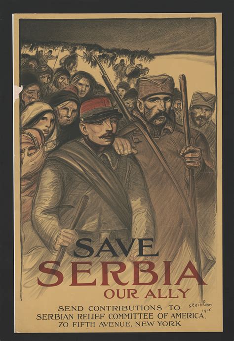 Save Serbia Our Ally Send Contributions To Serbian Relief Committee Of