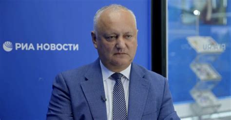 Igor Dodon Nu Exclude C Va Candida La Alegerile Preziden Iale