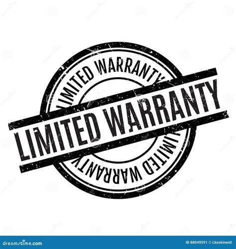 Limited Warranty Rubber Stamp Stock Image Image Of Concept Promise