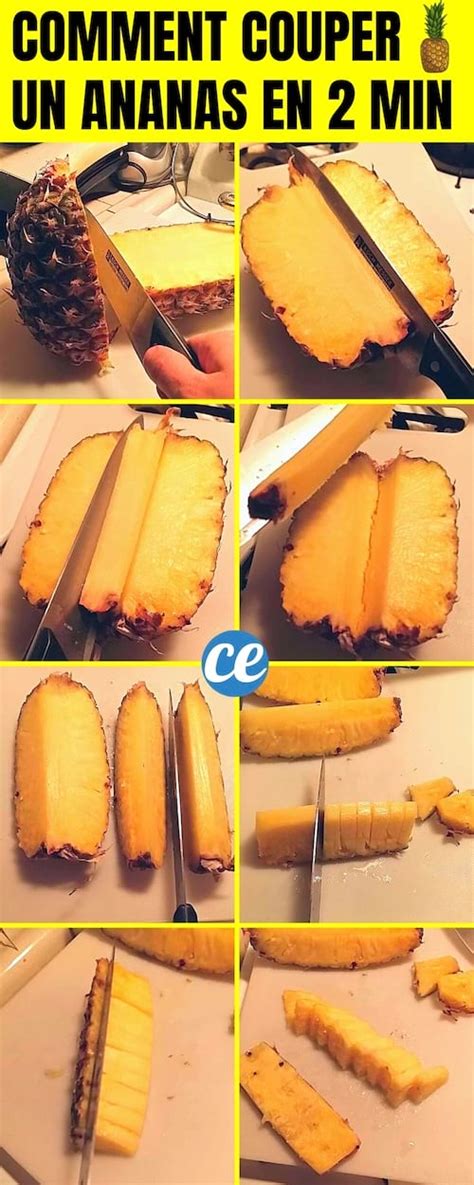 Lastuce Pour Couper Un Ananas Proprement En Seulement Min