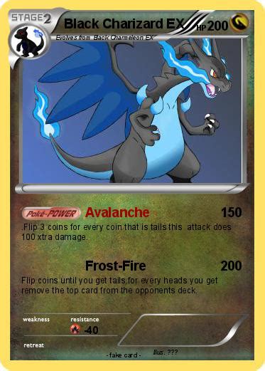 Pokémon Black Charizard EX 2 2 - Avalanche - My Pokemon Card