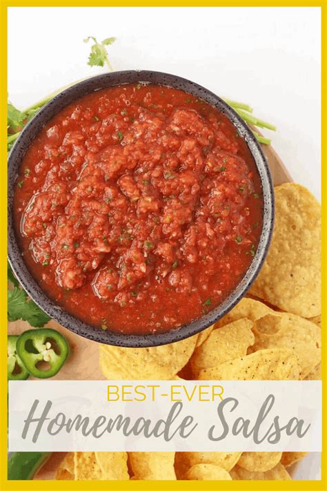 Easy Homemade Salsa Artofit