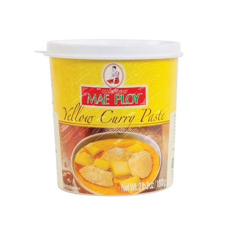 MAE PLOY YELLOW CURRY PASTE 1KG Talard Thai Food Service