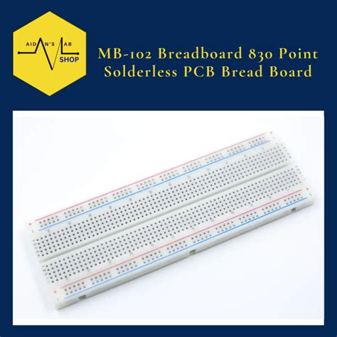 MB102 Breadboard 830 Point Solderless PCB Bread Board For Electronic