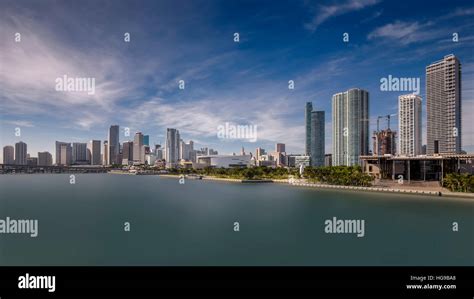 Panoramic Skyline Of Downtown Miami Hi Res Stock Photography And Images