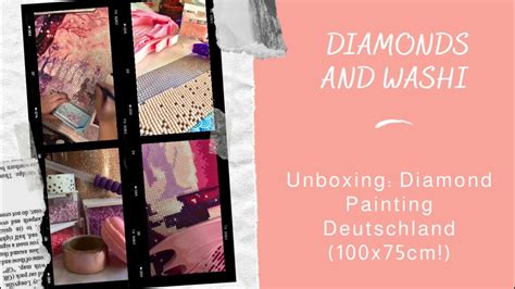 Unboxing Giant Josephine Wall Diamond Painting Deutschland Kit