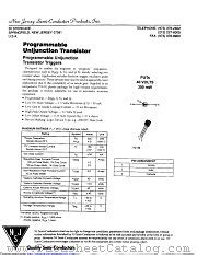 2N6027 Datasheet Pdf Leaded Thyristor PUT Central Semiconductor