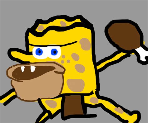 Caveman SpongeBob - Drawception