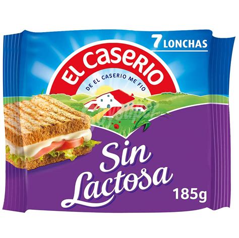 El Caserío Queso en lonchas El Caserío sin lactosa 185 g