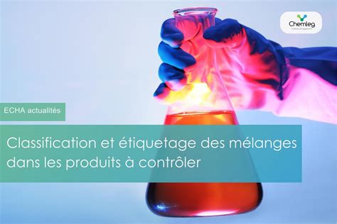 Chemleg ECHA et Vérification des PME