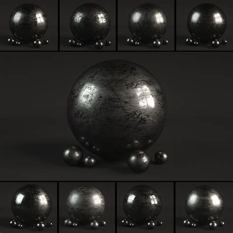 3D 14 Roughness Material Shaders For C4D Octane Render