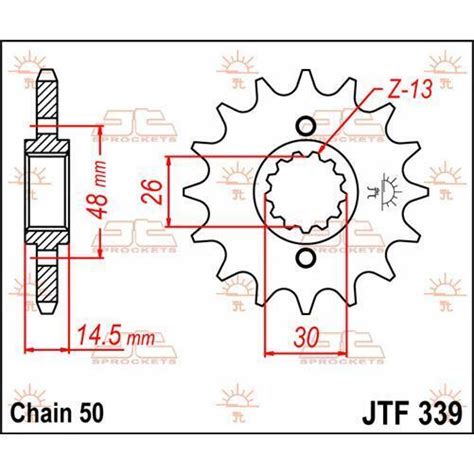 Honda VFR 800 X ABS 2011 2016 JT Silver Front Sprocket 18T 530 JTF339