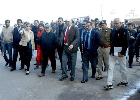 Lt Governor Delhi Sh Anil Baijal Visiting Kashmere Gate Regarding