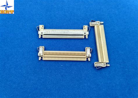 Electronic Tablet Pc Lvds Connectors1mm Crimp Style White Color 30