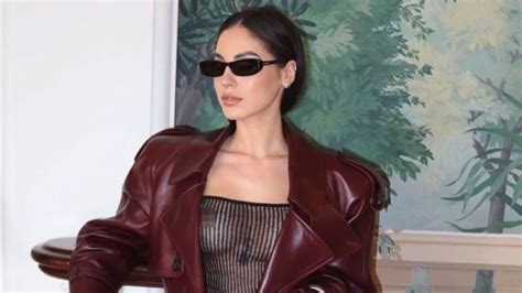 Giulia De Lellis A Cannes Col Top Trasparente Il Nude Look Senza