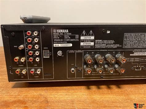 Yamaha A S Integrated Amplifier Photo Canuck Audio Mart