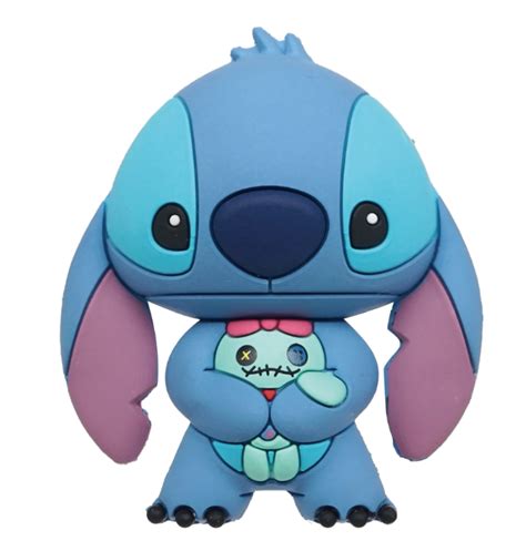 Disney Lilo Et Stitch Stitch Avec Scrump Aimant D Objets