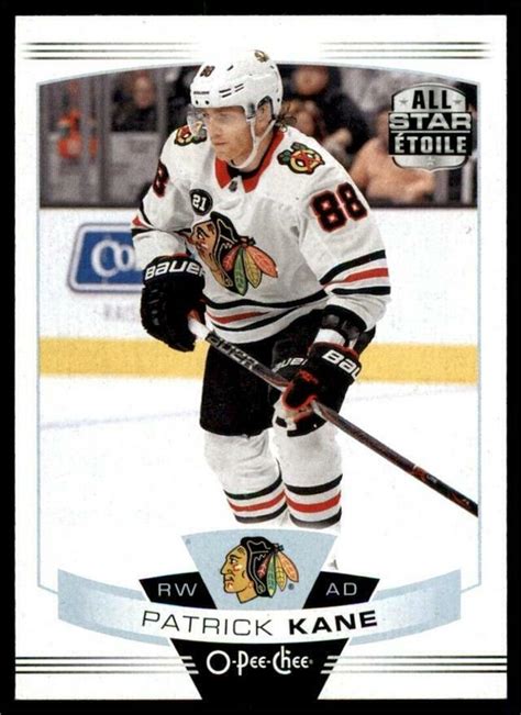 2019 20 UD OPC O Pee Chee Base 438 Patrick Kane Chicago Blackhawks