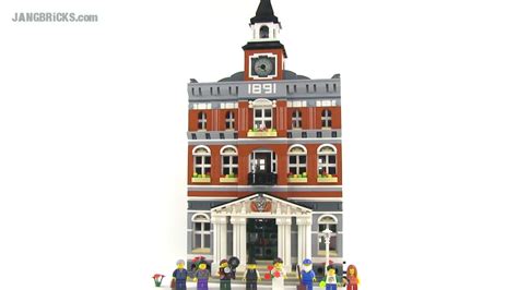 LEGO Town Hall 10224 modular building Review!