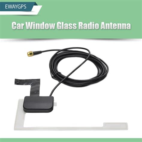 Car Window Glass Mount Dab Digital Car Radio Aerial Antenna Right Angle