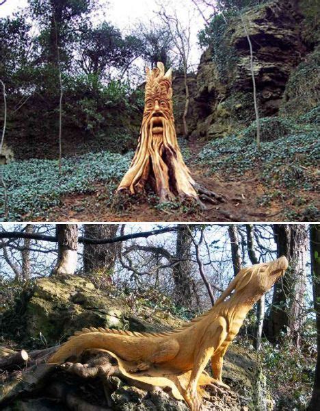 44 Tree Stump Art ideas | tree stump, garden art, tree