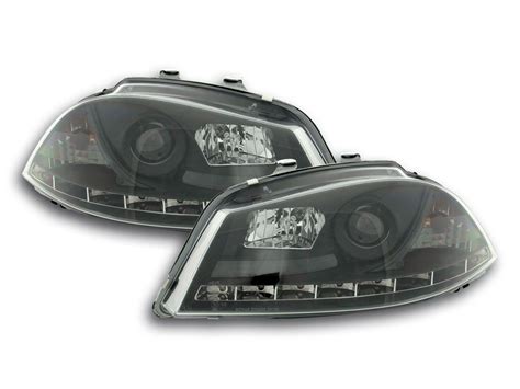 Scheinwerfer Set Daylight Led Tfl Optik Seat Ibiza Typ L Schwarz