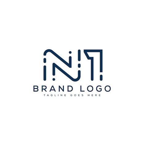 Premium Vector Letter Ni Logo Design Vector Template Design For Brand