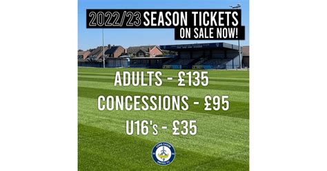 Season Tickets Now On Sale