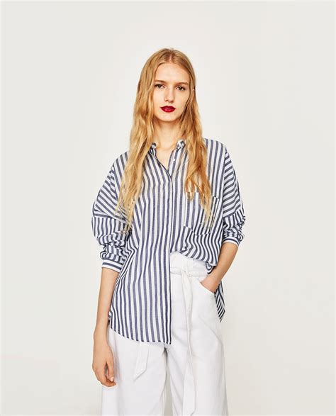 Oversized Striped Shirt Oversized Striped Shirt Outfit Kemeja