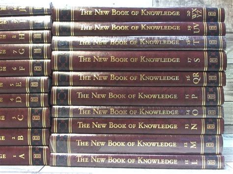 The New Book Of Knowledge Encyclopedia Set Complete Set Vols