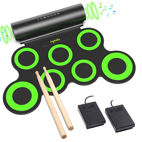 Buy Electronic Drum Set Roll Up Drum Practice Pad Midi Drum Kit With