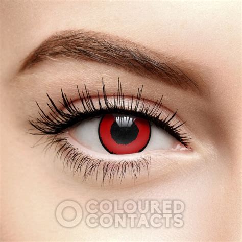 Coloured Contact Lenses, Red, Black & White Contacts UK