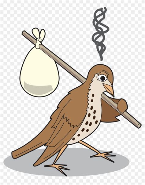 A Cartoon Of An Upset Bird With A Stick And Bindle Climate Change On