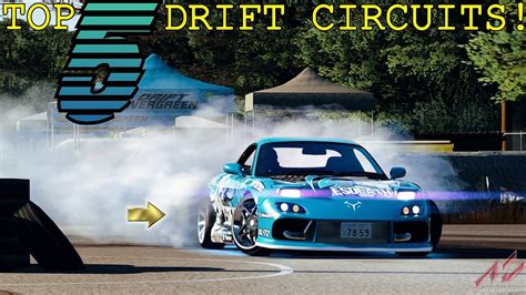 Assetto Corsa Top 5 Drift Circuits In 2021 Featuring Crazy Rx 7 Ep 2 Youtube