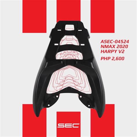 Nmax 2020 2021 2022 V2 V2 1 Top Box Bracket HARPY ORIGINAL SEC