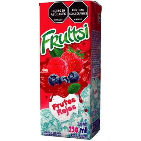 Refresco Fruttsi Frutos Rojos Tetra Ml Mercacentro Compra