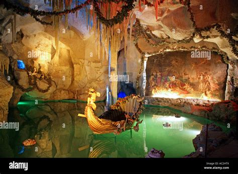 Venus Cave At Linderhof Castle Bavaria Germany Stock Photo Alamy