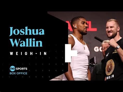 Anthony Joshua 251 Vs. Otto Wallin 238.6 - Weigh-in Results For 'Day Of ...